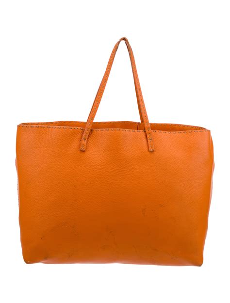 fendi leather selleria tote bag|fendi selleria bag vintage.